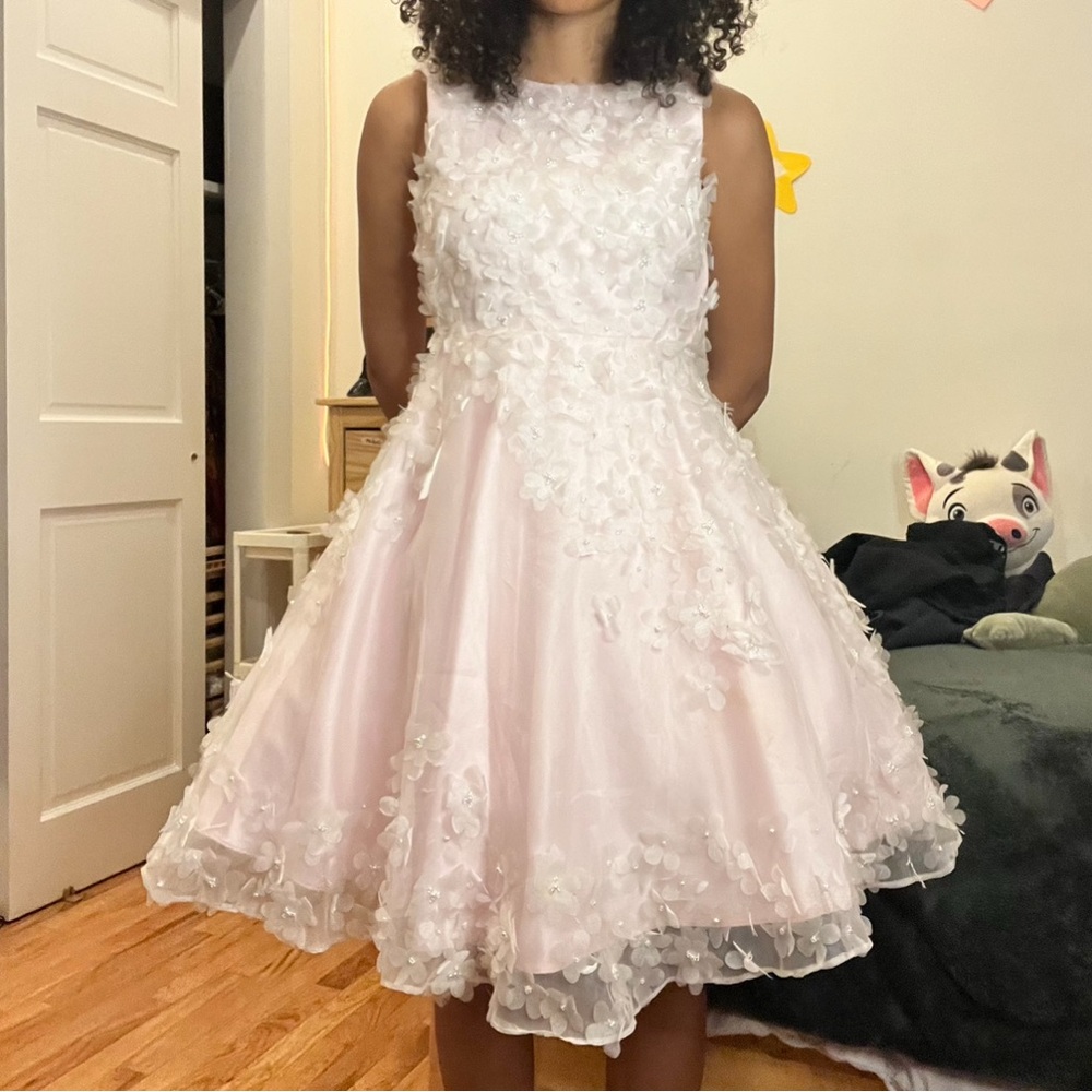 Elegant Pink Floral Children’s dress